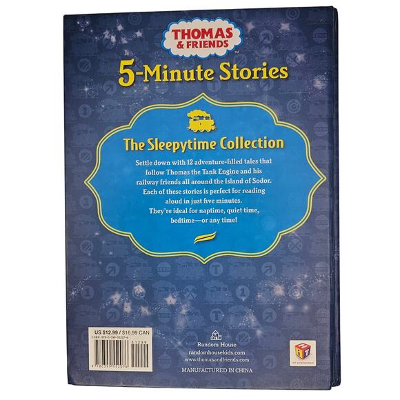 Thomas & Friends 5 Minute Stories The Sleepytime Collection Train Hardbook Book - Picture 2 of 5